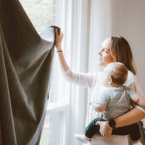 پرده برای اتاق خواب نوزاد