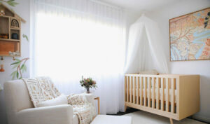 پرده برای اتاق خواب نوزاد