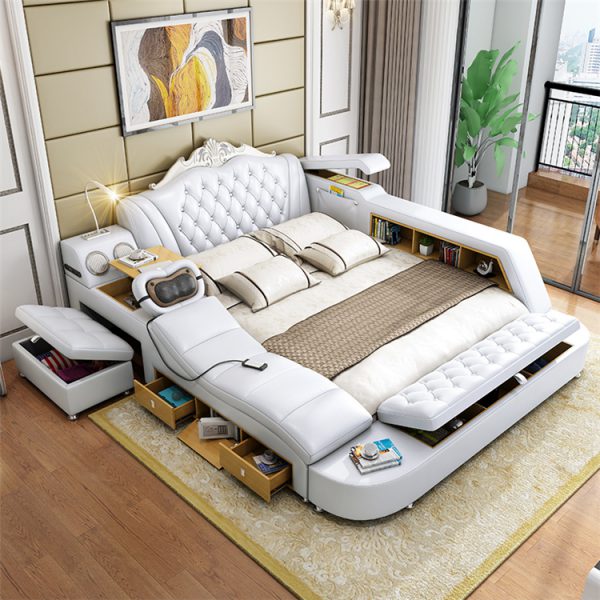 تخت خواب هوشمند و آپشنال نابی تک - مدل الیزابت - Image 2