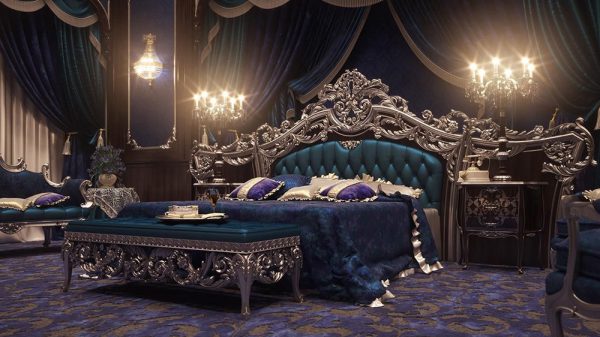 تخت خواب الکسی آبی