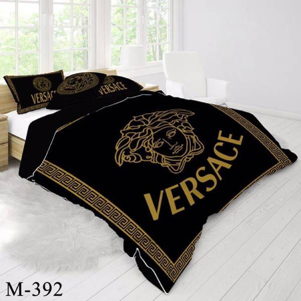 روتختی سه بعدی ساتن ابریشم ترک طرح برند - کد M 392