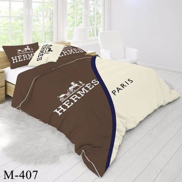 روتختی سه بعدی ساتن ابریشم ترک طرح برند - کد M 407