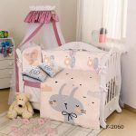 روتختی سه بعدی ساتن ابریشم ترک طرح عروسکی - کد F 2060