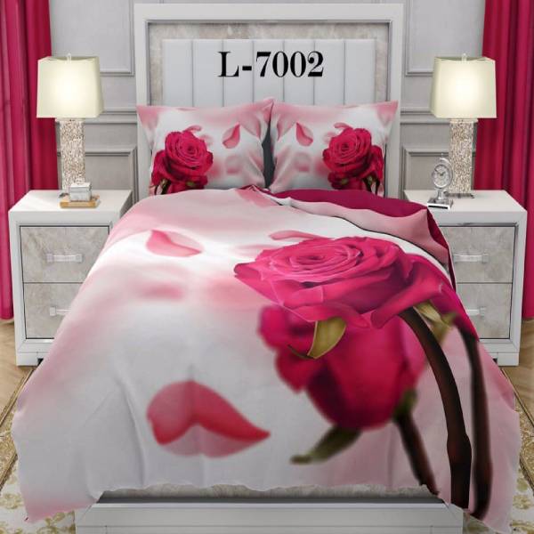 روتختی سه بعدی نخ پنبه میکروتنسل ترک طرح مدرن - کد 7002