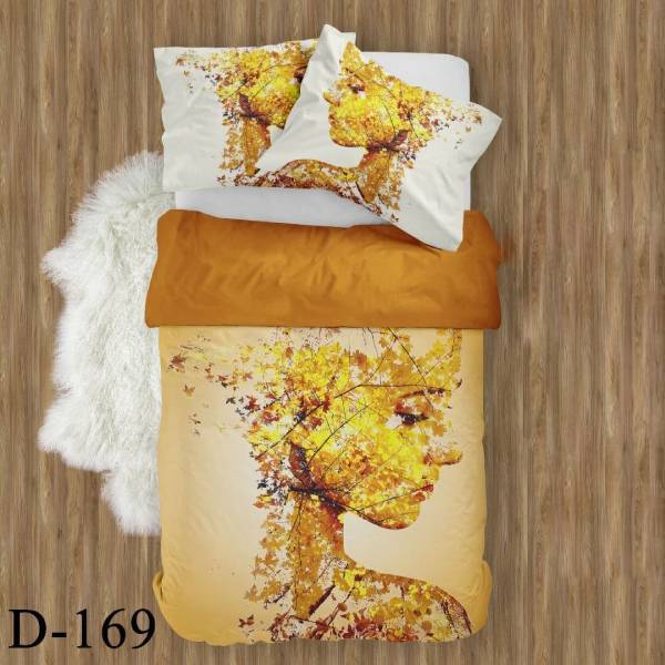 روتختی سه بعدی نخ پنبه میکروتنسل ترک طرح مدرن - کد D 169