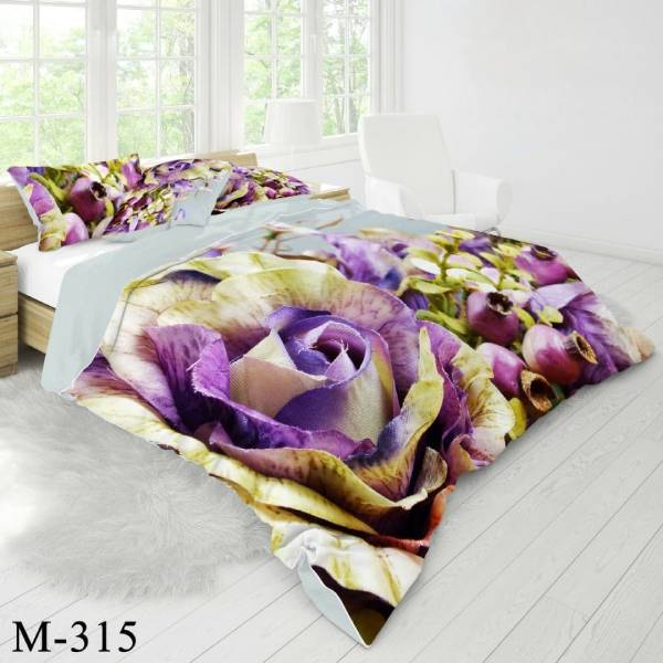 روتختی سه بعدی ساتن ابریشم ترک طرح مدرن - کد M 315