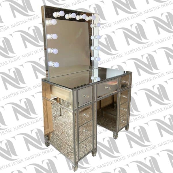 میز آرایش مدرن آینه ای - مدل گلورنس