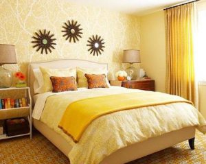 رنگهای ترکیبی در اتاق خواب تابستانی