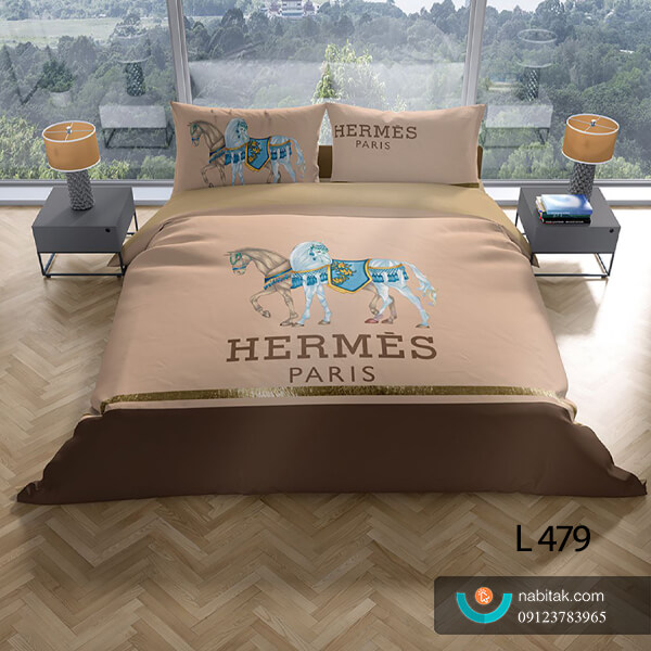 روتختی سه بعدی نخ پنبه میکروتنسل ترک طرح برند - کد L 479