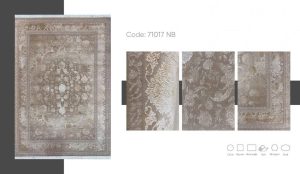 فرش ماشینی مدرن سیزان کاشان – کد آیسان 71017NB