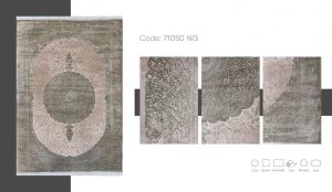 فرش ماشینی مدرن سیزان کاشان – کد ۷۱۰۵۰NG