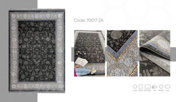 فرش ماشینی مدرن سیزان کاشان - کد 70017za - Image 2