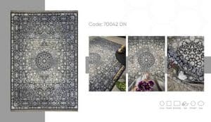 فرش ماشینی مدرن سیزان کاشان – کد آرین 70042dn