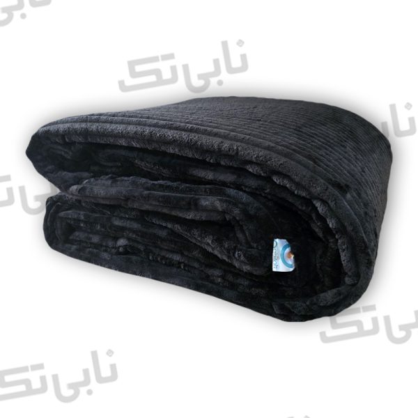 نیم ست روتختی مخمل 4فصل - مشکی - Image 2