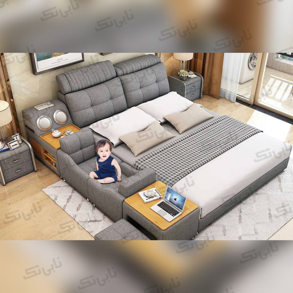 تخت خواب هوشمند مدل لوسیندا - Image 4