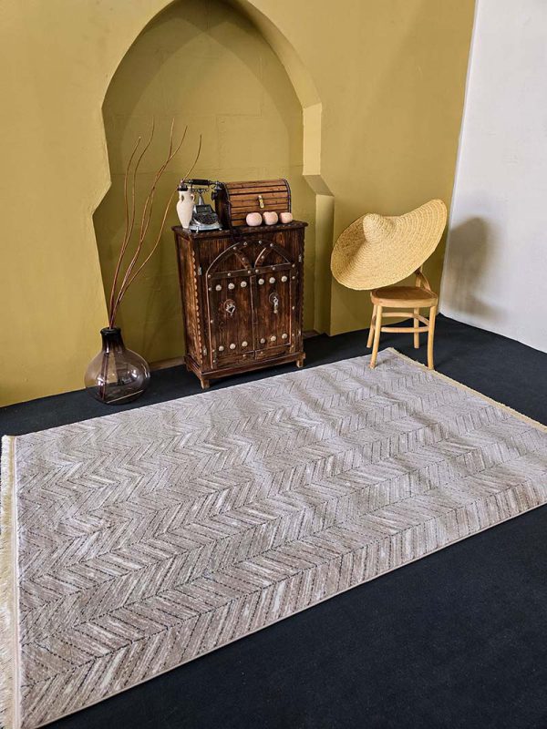 فرش ماشینی مدرن سیزان کاشان - کد روما 42057 kb - Image 3