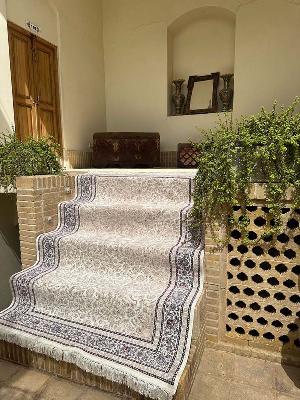 فرش ماشینی مدرن سیزان کاشان - کد رستا 12820 KT
