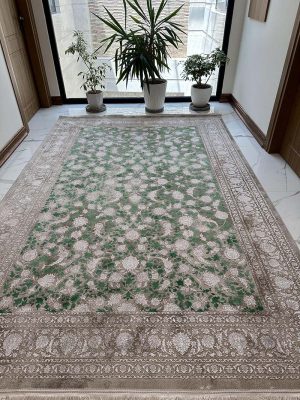 فرش ماشینی مدرن سیزان کاشان – کد مارال 12808KG