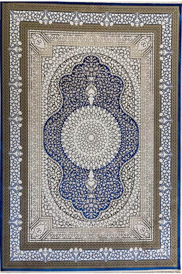 فرش ماشینی مدرن سیزان کاشان - کد مارال 12811AW