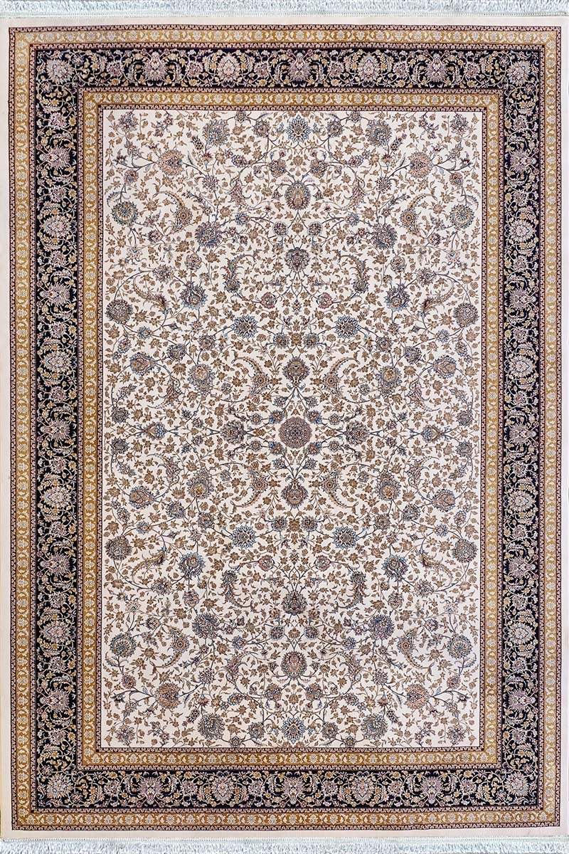 فرش ماشینی مدرن سیزان کاشان - کد رستا 12820 k