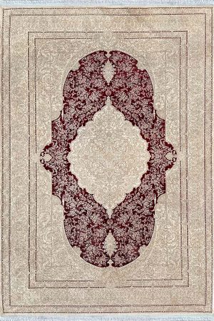 فرش ماشینی مدرن سیزان کاشان - کد رستا 12837 L