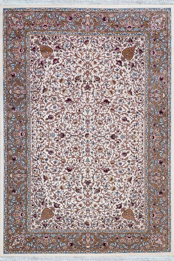 فرش ماشینی مدرن سیزان کاشان - کد رستا 12839 k