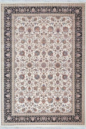 فرش ماشینی مدرن سیزان کاشان - کد رستا 12840 k