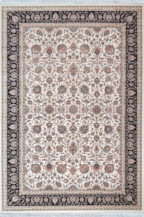 فرش ماشینی مدرن سیزان کاشان - کد رستا 12840 k