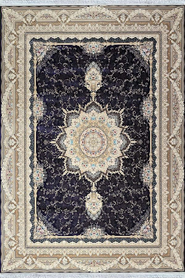 فرش ماشینی مدرن سیزان کاشان - کد رستا 12844 s