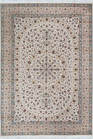 فرش ماشینی مدرن سیزان کاشان - کد رستا 12846 k