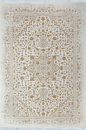 فرش ماشینی مدرن سیزان کاشان - کد رستا 12850 kt