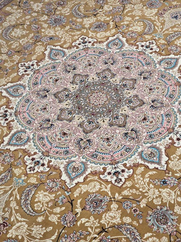 فرش ماشینی مدرن سیزان کاشان - کد رستا 12831 t
