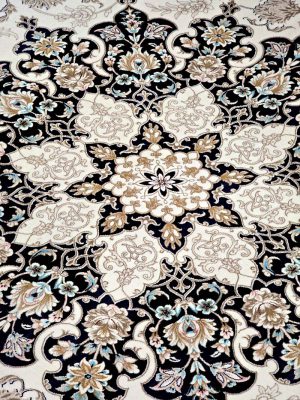 فرش ماشینی مدرن سیزان کاشان – کد رستا 12858 K