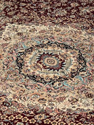 فرش ماشینی مدرن سیزان کاشان – کد رستا 12856 L
