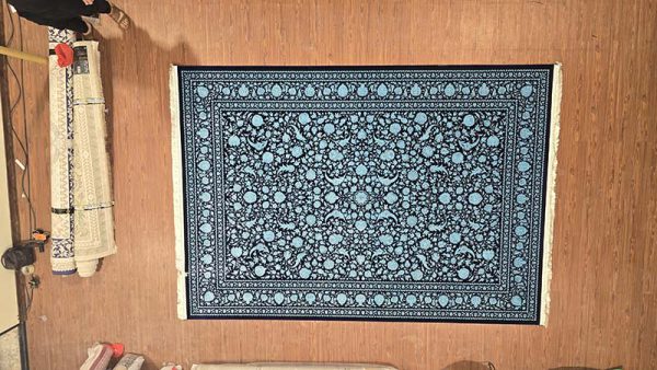 فرش ماشینی مدرن سیزان کاشان - کد رستا 12864 SA