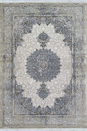 فرش ماشینی مدرن سیزان کاشان - کد روما 42049 sb