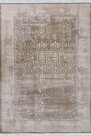 فرش ماشینی مدرن سیزان کاشان - کد روما 42063 kt