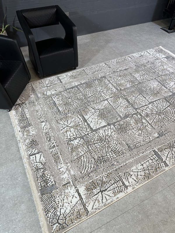 فرش ماشینی مدرن سیزان کاشان - کد روما 42052 kh - Image 2