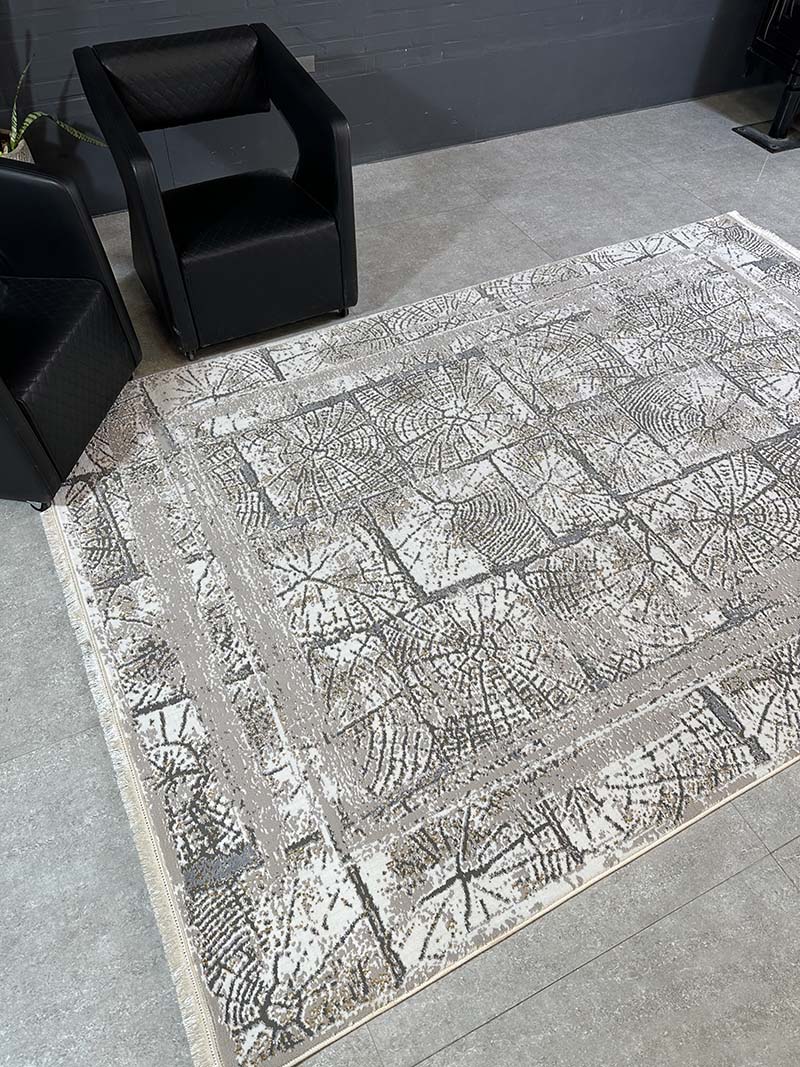 فرش ماشینی مدرن سیزان کاشان - کد روما 42052 kh - Image 2