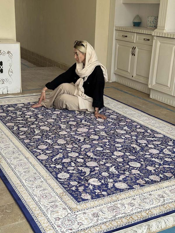 فرش ماشینی مدرن سیزان کاشان - کد رستا 12820 s
