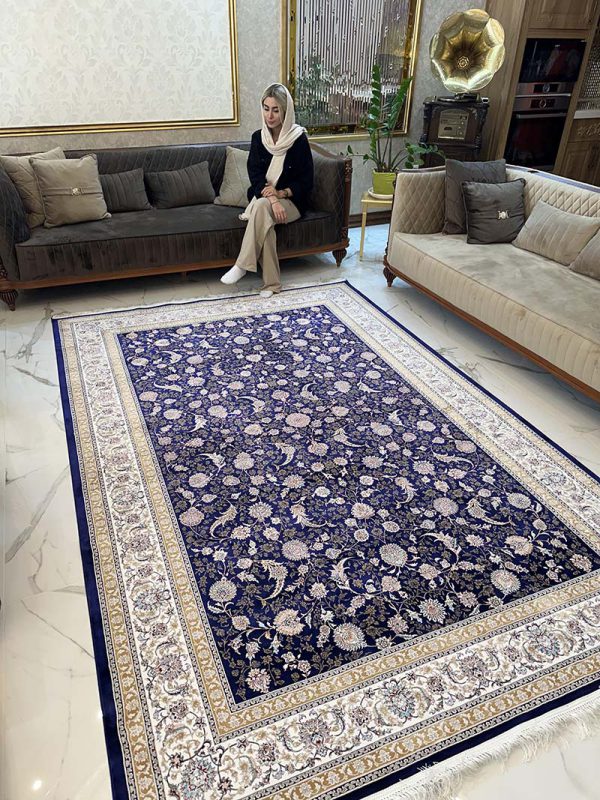فرش ماشینی مدرن سیزان کاشان - کد رستا 12820 s