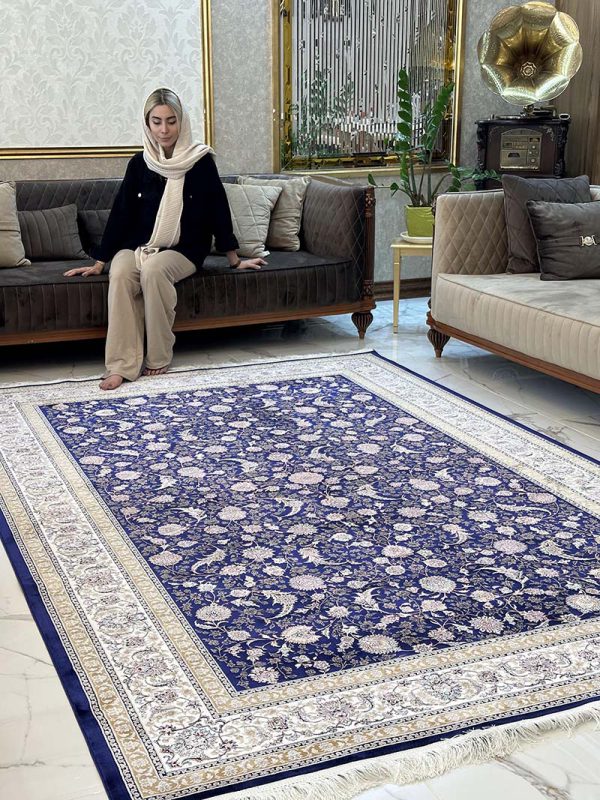فرش ماشینی مدرن سیزان کاشان - کد رستا 12820 s