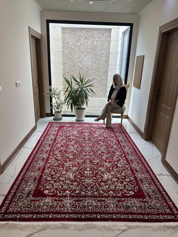 فرش ماشینی مدرن سیزان کاشان - کد رستا 12827 l