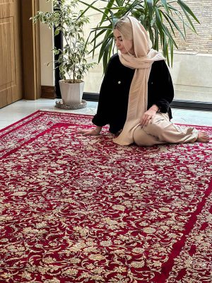 فرش ماشینی مدرن سیزان کاشان – کد رستا 12827  l