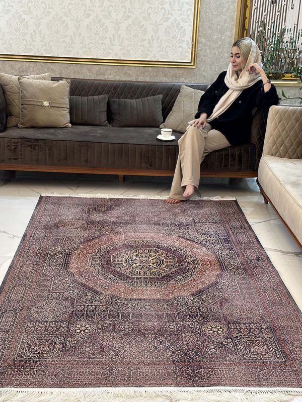فرش ماشینی مدرن سیزان کاشان - کد رستا 12829 S