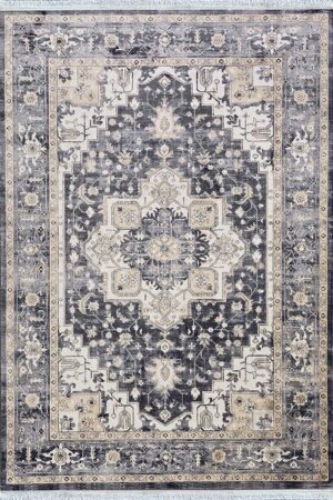 فرش ماشینی مدرن سیزان کاشان - کد کالیفرنیا 12402 DB