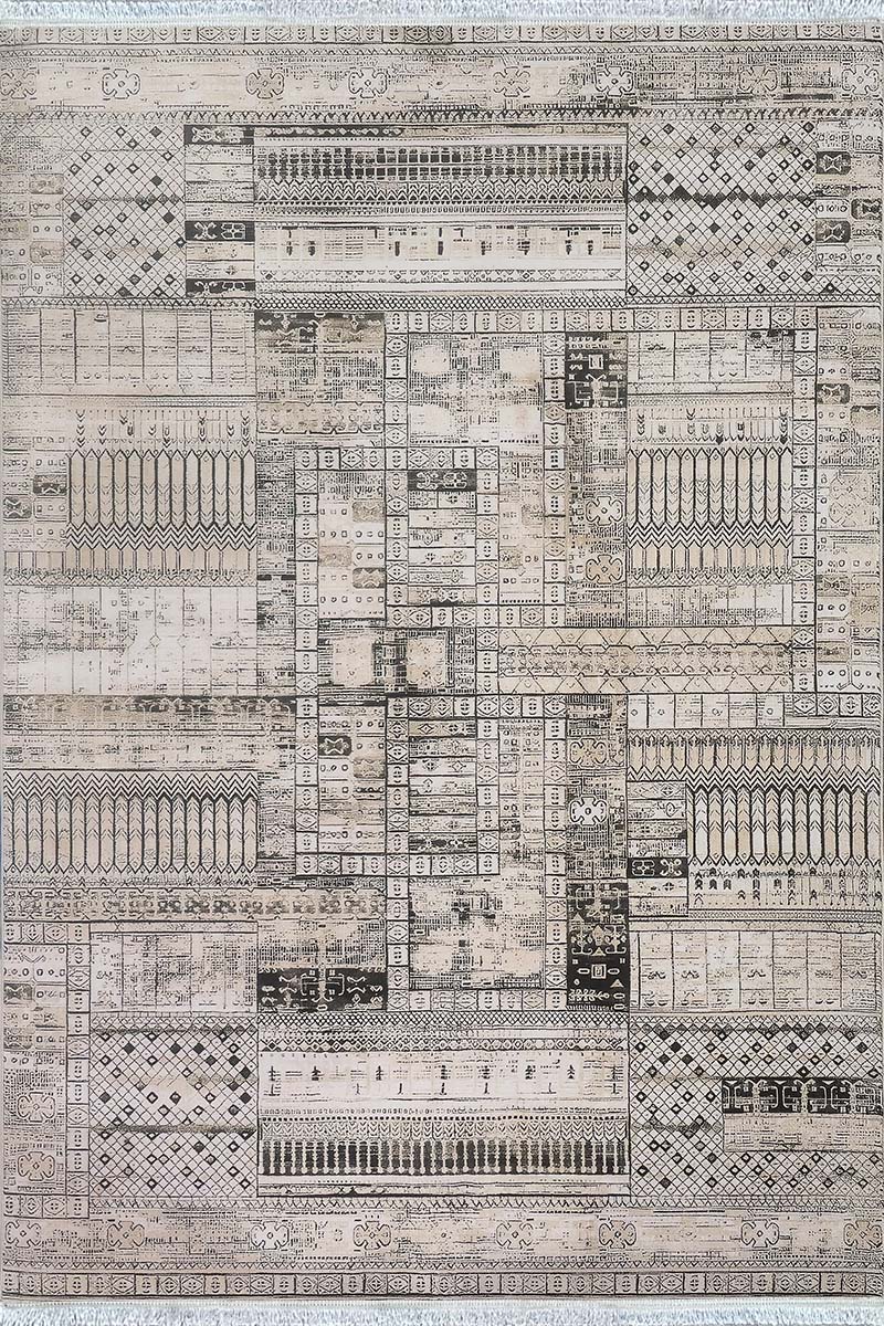 فرش ماشینی مدرن سیزان کاشان - کد کالیفرنیا 12403 ZB