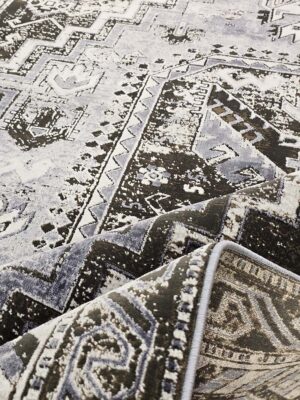 فرش ماشینی مدرن سیزان کاشان – کد کالیفرنیا 12418 ZN