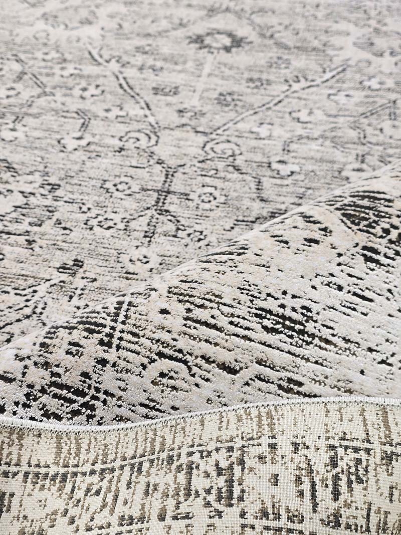 فرش ماشینی مدرن سیزان کاشان - کد کالیفرنیا 12432 nb