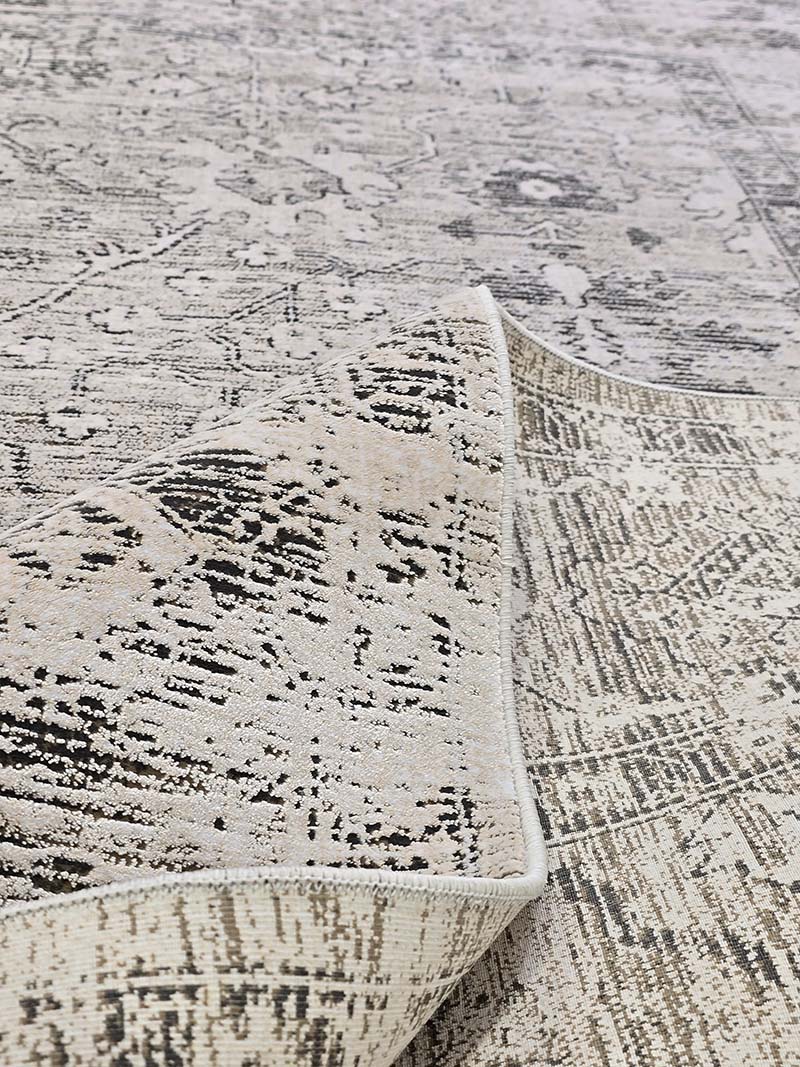 فرش ماشینی مدرن سیزان کاشان - کد کالیفرنیا 12432 nb